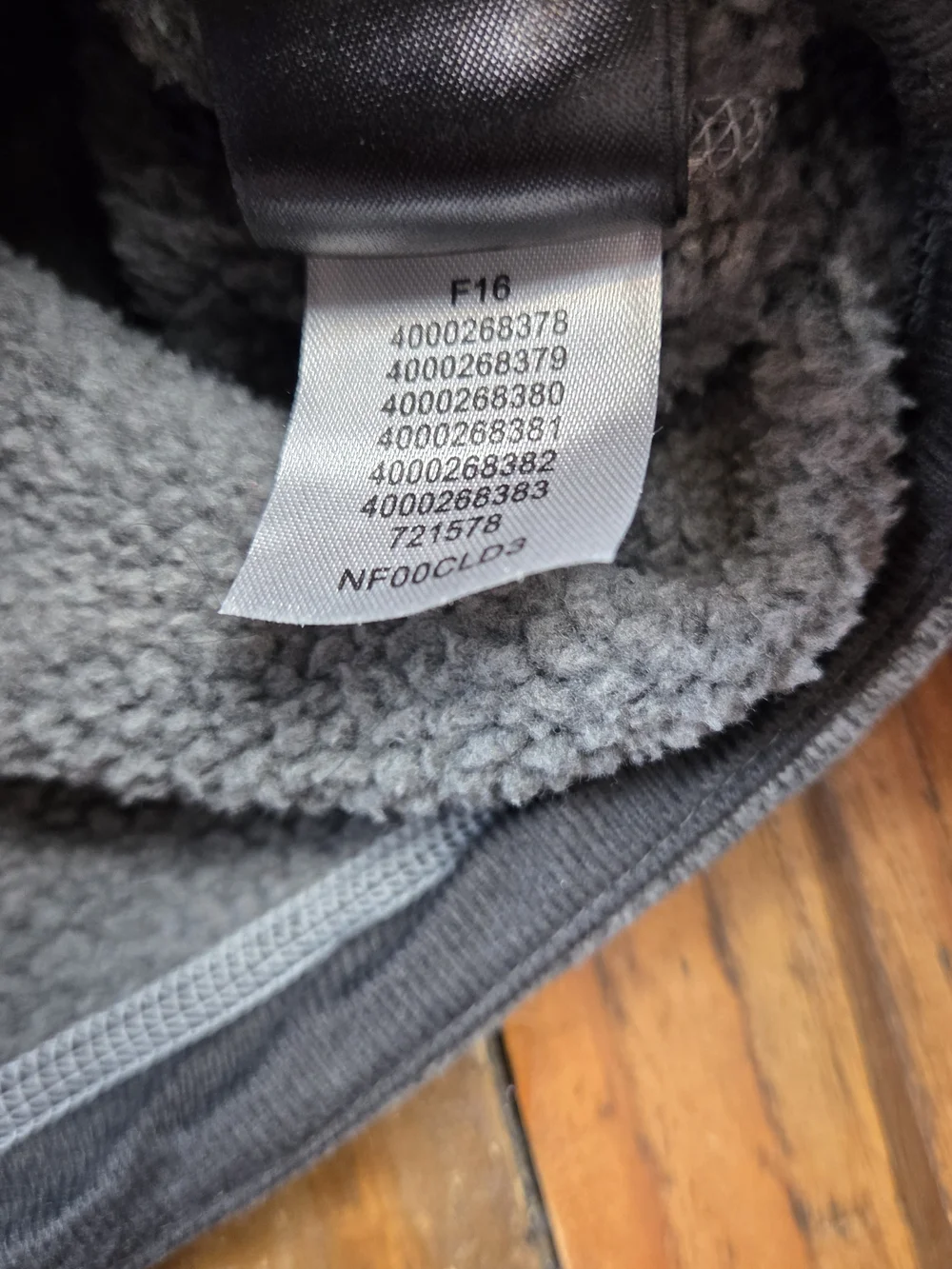 Mens The North Face Gray Heather Full-Zip Hooded Jacket Size Small